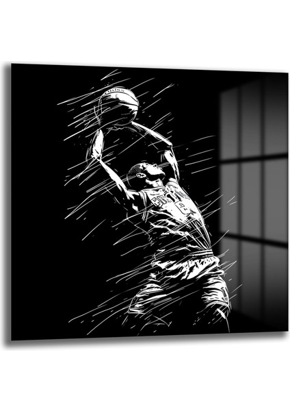 Basketbol Kare Cam Tablo
