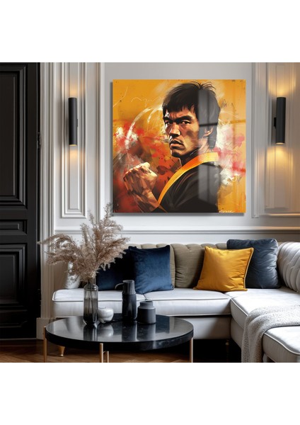 Bruce Lee Kare Cam Tablo indirimleri