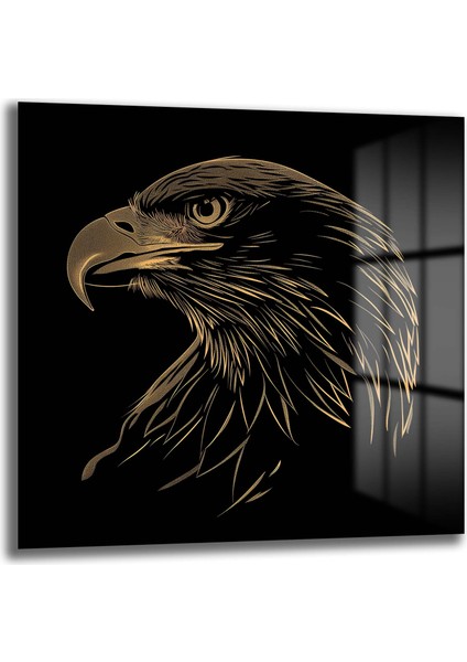 Kartal Dekorati̇f Kare Cam Tablo