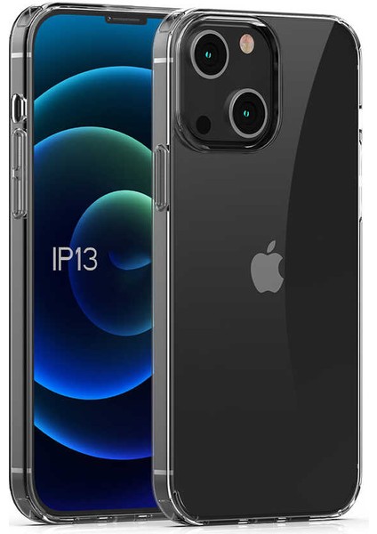 Apple iPhone 13 Kılıf Şeffaf Ultra Koruma Silikon