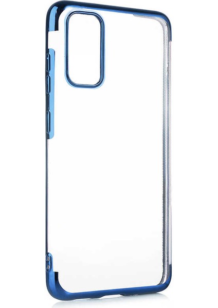 Samsung Galaxy A02S Kılıf Ince Köşeleri Renkli Şeffaf Silikon