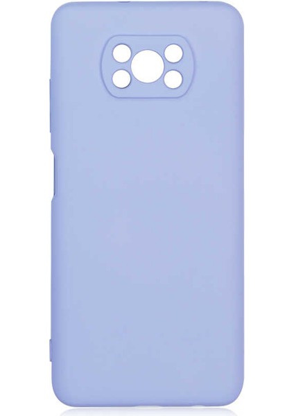 Xiaomi Poco X3 Kılıf Lansman Tasarım Iç Yüzeyi Kadife Silikon