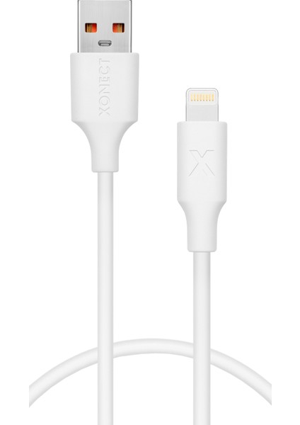 USB To Lightning Uyumlu iPhone Modelleri Için Hızlı Şarj ve Data Kablosu 40 cm (Beyaz) fırsatları