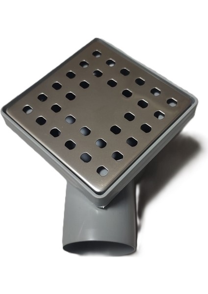 Grtes 10X10 Ø50 Yandan Çıkışlı Paslanmaz Izgaralı Yer Süzgeci (Sifonu) Koku Önleyicili 360° Ayarlanır (Pvc Boru Uyumlu) fiyatları
