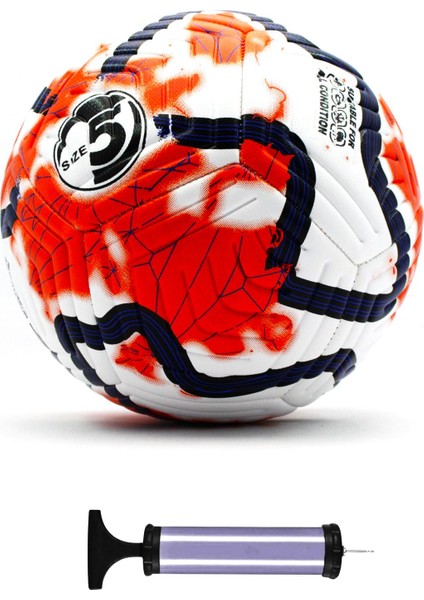 Sarı Futbol Topu Dikişli Iç ve Dış Mekan Futbol Topu BSF45 5 Numara Pompa Dahildir