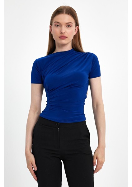Büzgülü Kısa Kol Bluz fiyatları