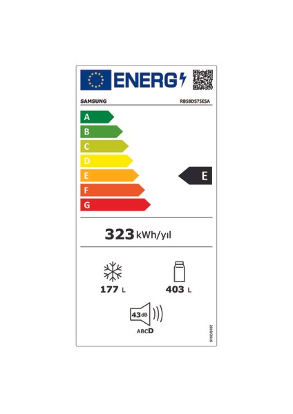 Samsung RB58DS75ESA/TR 580 Lt Alttan Donduruculu No-Frost Buzdolabı, İkili Soğutma