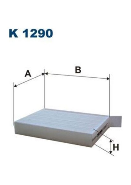Fıltron FTR-K1290 Kabin Filtresi Suzukı Splash 1.2 86HP 05/08-