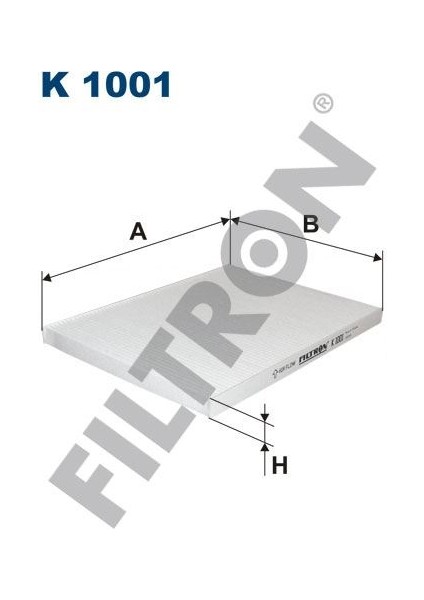 Fıltron  FTR-K1001 Kabin Filtresi Opel Omega-B 2.2 Dtı 16V 120...