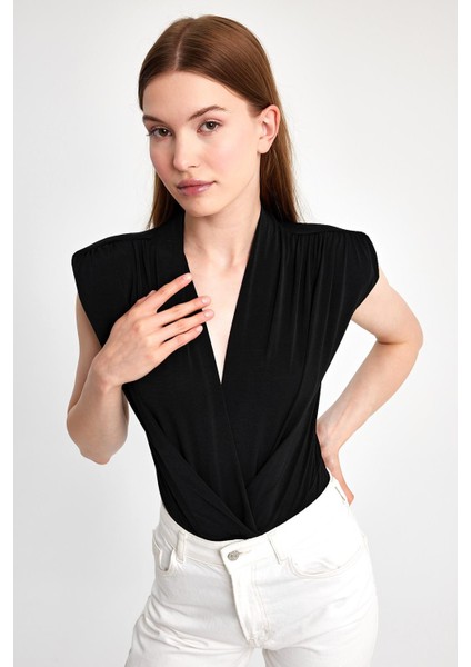 V Yaka Zıbın Bluz modelleri