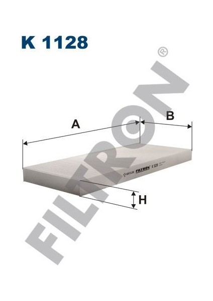 Fıltron FTR-K1128 Kabin Filtresi Fıat Scudo I 220 1.9 Td 90HP...