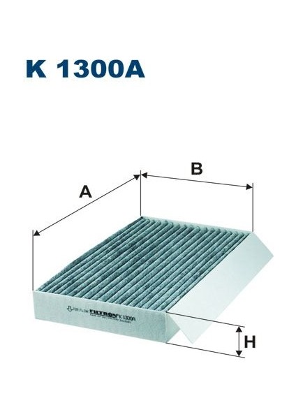 Fıltron  FTR-K1300A Kabin Filtresi Mgn Iıı 1.6 Dci 130 131HP 11