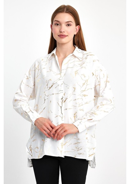 Varaklı Klasik Bayan Gömlek fiyatları