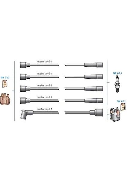 DOD-7722 Buji Kablosu R9 Broadway