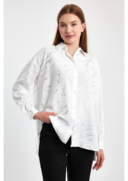 Varaklı Klasik Bayan Gömlek modelleri