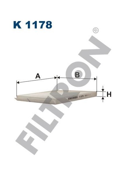 Fıltron FTR-K1178 Kabin Filtresi Chevrolet Aveo 1.4 16V 94HP ...