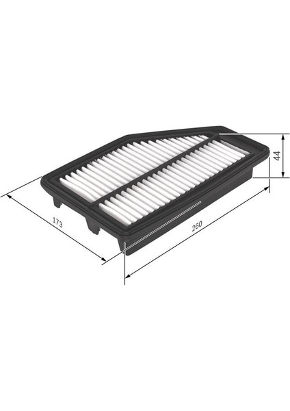 BOS-F026400295 Hava Filtresi Honda Crv Iıı 2.0 16V Vtec