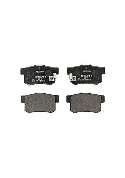 Delphı DEL-LP948 Arka Balata Accord Iv 2.0i 16V 91-93 Cıvıc V...