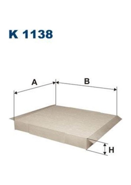 Fıltron FTR-K1138 Kabin Filtresi Opel Merıva A 1.6 16V 105HP ...