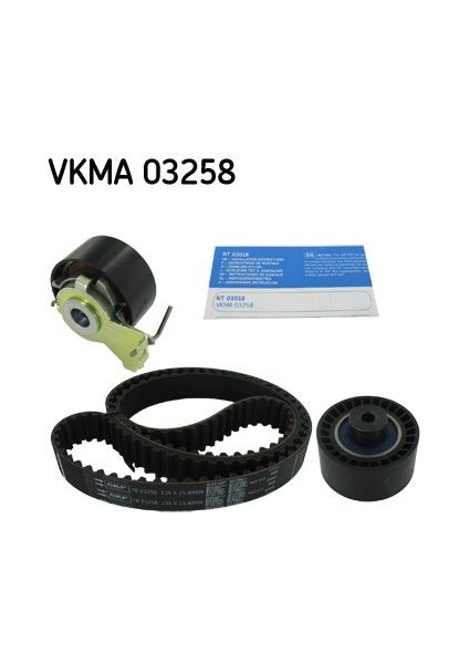 SKF-VKMA03258 Eksantrik Gergi Kiti P206-C4 1.4 16V 03 P20...