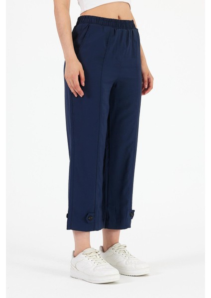 Lastikli Salaş Pantolon Kadınlar İçin Rahat Kullanım %70 Pamuk %30 Polyester fiyatları