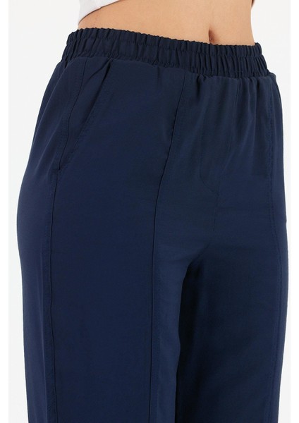 Lastikli Salaş Pantolon Kadınlar İçin Rahat Kullanım %70 Pamuk %30 Polyester fırsatları
