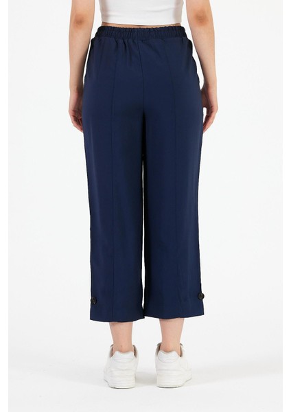 Lastikli Salaş Pantolon Kadınlar İçin Rahat Kullanım %70 Pamuk %30 Polyester indirimleri