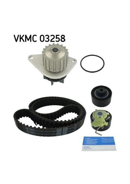 SKF-VKMC03258 Devirdaimli Eksantrik Gergi Kiti C2-C3-C4 1...