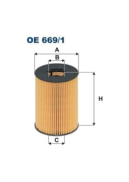 Fıltron  FTR-OE669 Yağ Filtresi Nıssan Prımera Iıı P12 2.2 Dı ...