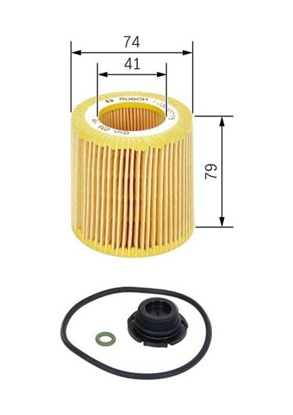 BOS-F026407175 Yag Fıltresı Bmw N20 F10 F20 F30 F22 F32...