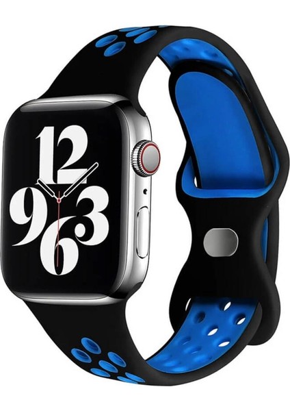 Apple Watch Delikli Nike Spor Kordon Series 9 Ultra 2 Uyumlu M-L 38 40 41MM