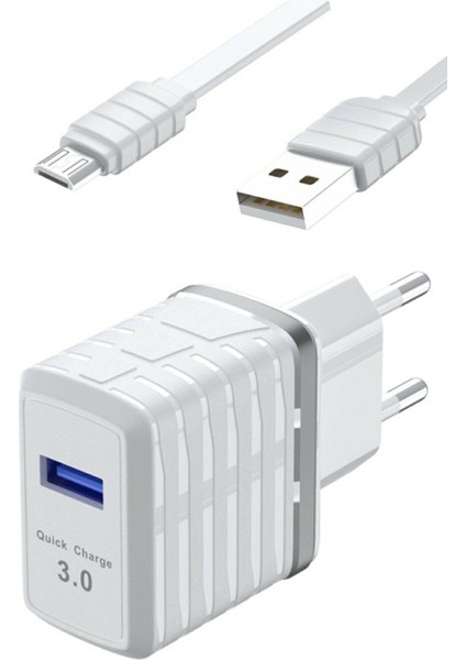 Zipax Realme Micro USB Şarj Aleti 3.0 Hızlı Quick