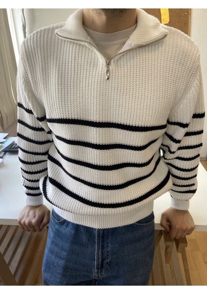 Erkek Fermuarlı Balıkçı Triko Kazak modelleri