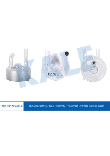 KLR-354440 Yağ Soğutucu Soğutucu Seat Arosa-Cordoba-Ibız...