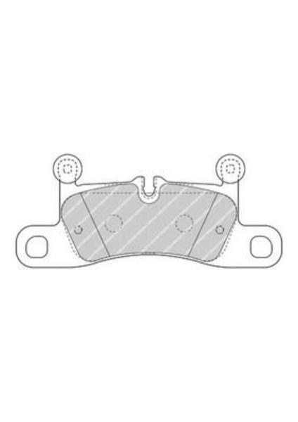 FRD-FDB4424 Arka Balata Vw Touareg 3.6 V6 Fsı-3.0 V6 T...