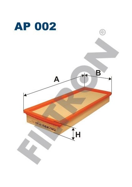 Fıltron  FTR-AP002 Hava Filtresi Golf I-Escort Iıı-Iv-Caprı-Or...