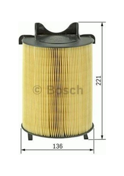 BOS-1457433576 Hava Filtresi Golf-Caddy Iıı-Passat-Jett...