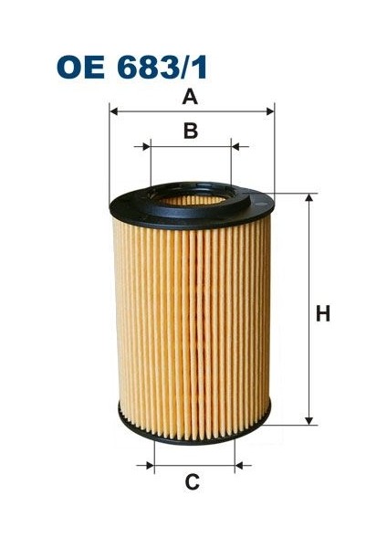 Fıltron FTR-OE683 Yağ Filtresi Honda Accord Vııı 03- -Cr-V Iı...