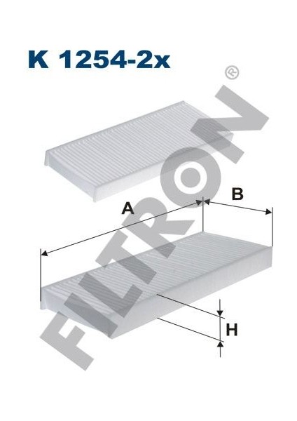 Fıltron  FTR-K1254-2X Polen Filtresi Nıssan Navara D40 2.5 Dci...