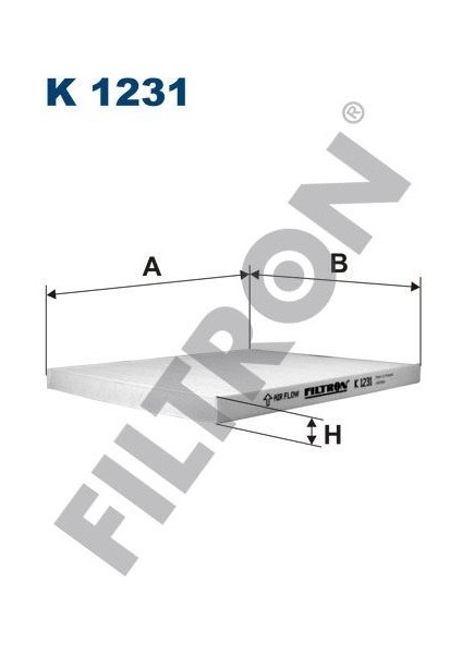 Fıltron FTR-K1231 Kabin Filtresi Kıa Motors Cerato I Ld 1.6 C...