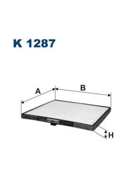 Fıltron FTR-K1287 Kabin Filtresi Hyundaı Eon 1.0 67HP 11