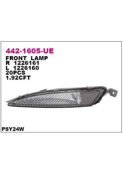 DPO-4421605RUE Tampon Sınyal Lambası Sag Opel Astra 13-