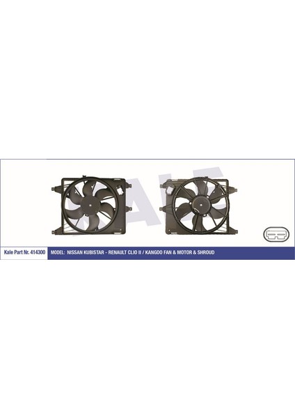 KLR-414300 Fan Motoru Davlumbazlı Clıo Iı-Kng 97 Mgn I-S...
