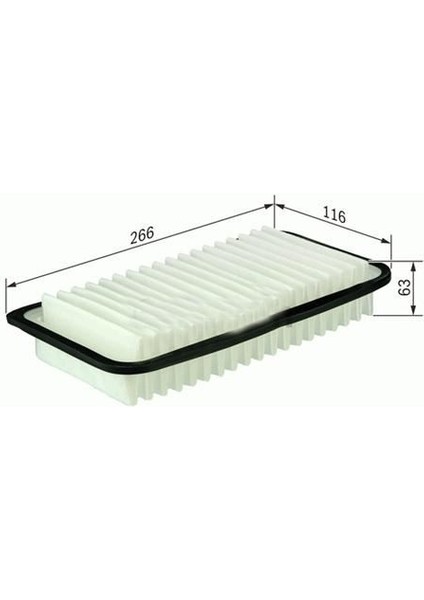 SRS-SA2322 Hava Filtresi Yarıs I-Yarıs Verso 1.4 D-4d ...