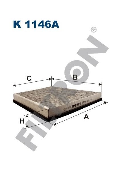 Fıltron  FTR-K1146A Polen Fıltresı Mercedes C219 04 10 W211 02...
