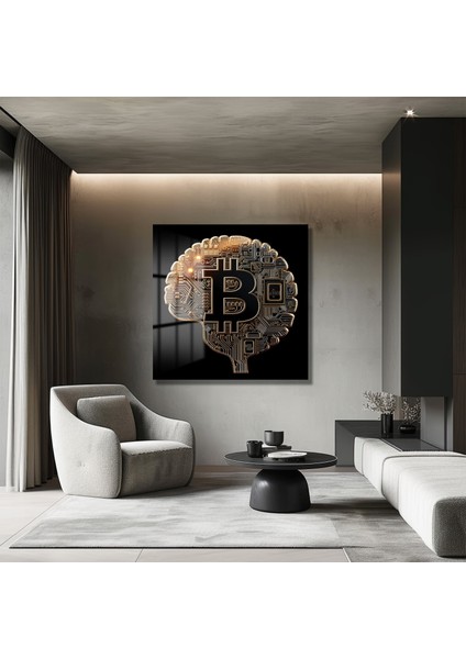 Bitcoin Beyin Kare Cam Tablo fırsatları