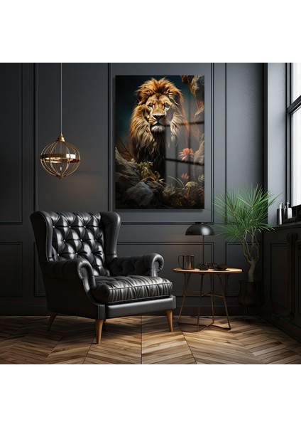 Aslan Dekorati̇f Di̇key Cam Tablo fırsatları