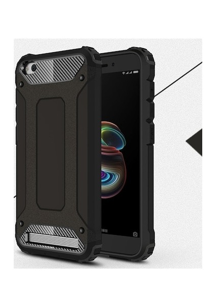 Xiaomi Redmi 5A Silikon Armor Hybrid Zırh Kılıf