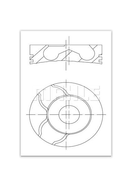 MAH-022 01 10 Motor Piston Segman Std Clıo-Kng 1.5 Dcı ...