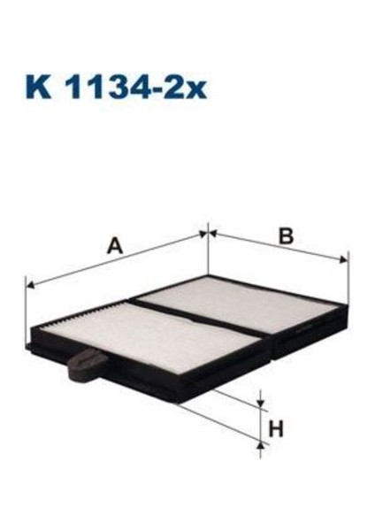 Fıltron FTR-K1134-2X Kabin Filtresi Toyota Avensıs I T22 1.8 ...